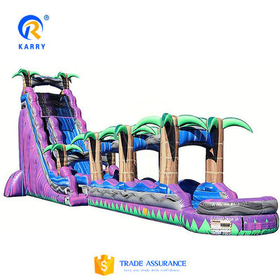 Impresión personalizada Deslizador de agua inflable Capacidad máxima 100-500 kg para patio de recreo para niños