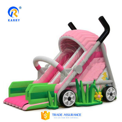 Tiempo de producción 3-7 días laborables Castillo de salto inflable con tobogán