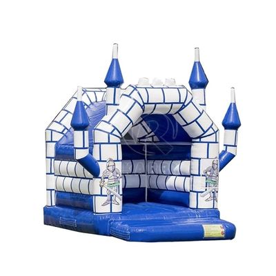 La mejor opción de los soldados, el castillo de salto inflable de lonas de PVC con tobogán