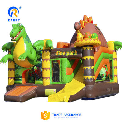La mejor opción de los soldados, el castillo de salto inflable de lonas de PVC con tobogán