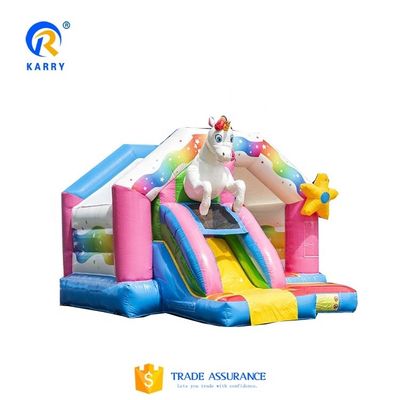 Instrucción manual incluida Deslizador de castillo inflable Combo para saltos de fiesta