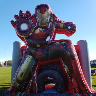 Impresión digital castillo inflable y tobogán de agua para alquiler de fiestas para adultos con soplador
