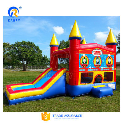Unisex PVC castillo inflable para adultos divertido castillo de salto deslizamiento combo casa de salto