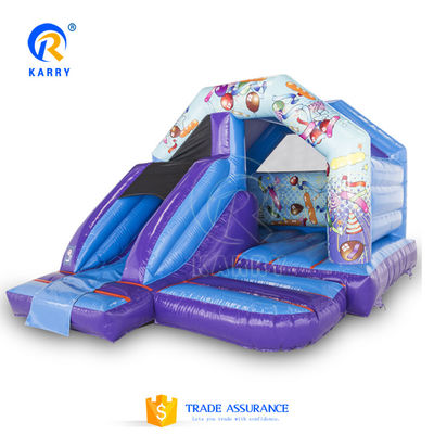 Características PORTABLE Inflable Jumping Castillo Rebordante Combo para la fiesta y los juegos