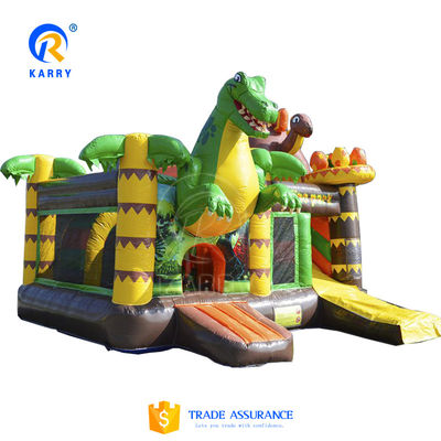 Características PORTABLE Inflable Jumping Castillo Rebordante Combo para la fiesta y los juegos
