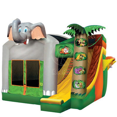Unisex personalizado castillo de salto tobogán combo equipo de parque de diversiones con kits de reparación