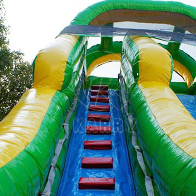 PVC Palma patio trasero tobogán de agua inflable para 5-10 pasajeros fiesta diversión