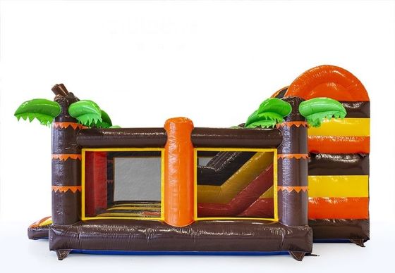 Barco pirata unisex Inflable Castillo de salto Combo de toboganes para niños Jardín al aire libre