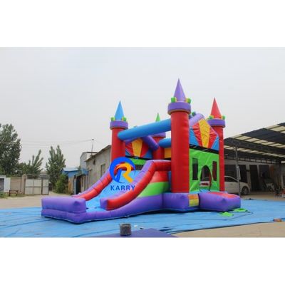 Los kits de reparación incluyen un castillo de salto inflable para adultos con tobogán de agua y salpicador