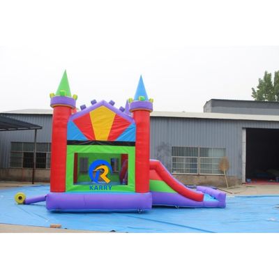 Los kits de reparación incluyen un castillo de salto inflable para adultos con tobogán de agua y salpicador