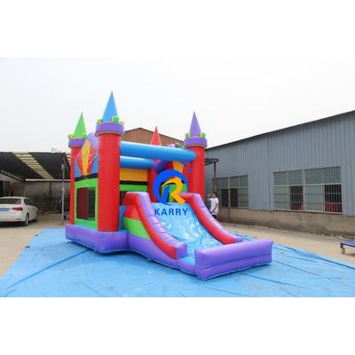 Los kits de reparación incluyen un castillo de salto inflable para adultos con tobogán de agua y salpicador