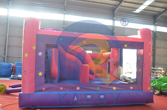 Casa de salto inflables Princesa Rosa Slide Combo para Fiestas Alquiler Expedición rápida