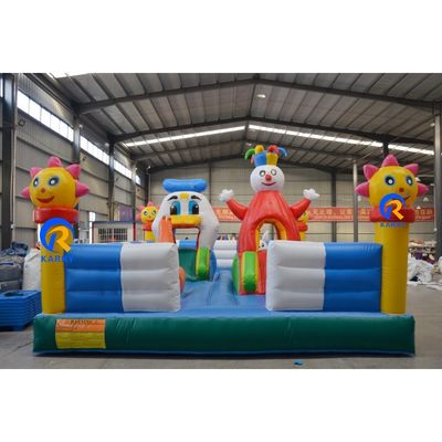 Comercial inflables salpicador saltando castillo combo de toboganes con accesorios kits de reparación