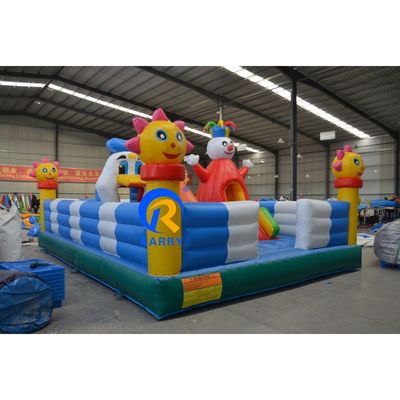 Comercial inflables salpicador saltando castillo combo de toboganes con accesorios kits de reparación
