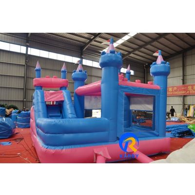 14 Años de venta Commercial Inflable Casa de rebote congelada con combinación de diapositivas OEM aceptado