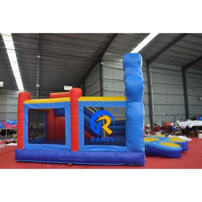 Niños saltador de agua salpicador tema de robot portátil casa de salto inflable con tobogán