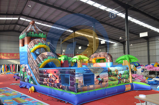 CE soplador y accesorios de reparación incluidos Juegos inflables de tope Casa de rebote para niños