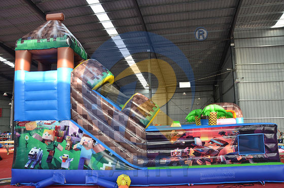CE soplador y accesorios de reparación incluidos Juegos inflables de tope Casa de rebote para niños