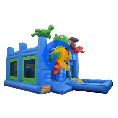 2024 16ft Jumping Inflatable Castle Slide Combo con piscina/Inflable Bouncer Castle