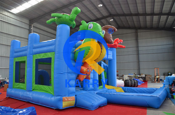 2024 16ft Jumping Inflatable Castle Slide Combo con piscina/Inflable Bouncer Castle