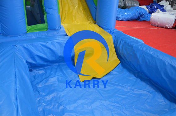 2024 16ft Jumping Inflatable Castle Slide Combo con piscina/Inflable Bouncer Castle