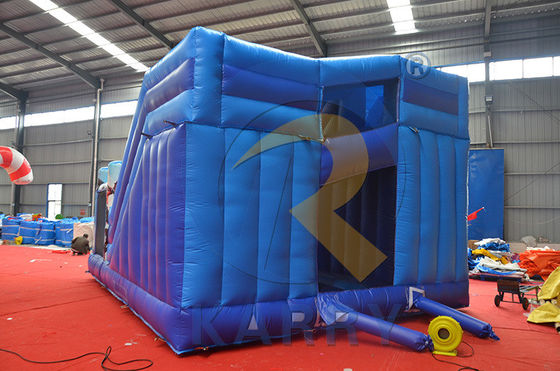 Logotipo personalizado aceptado Casa de rebote inflable con dos diapositivas de acuerdo con sus necesidades