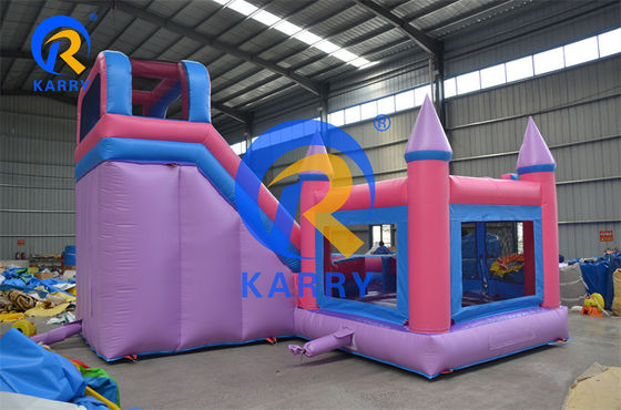 7x6x4.5m Castillo de salto inflable comercial al aire libre con tobogán y soplador incluido