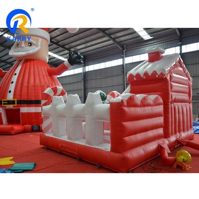Casa de salto de salpicador de Navidad inflable de color personalizado para niños