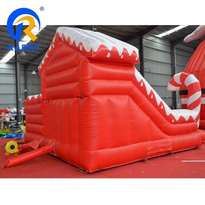 Casa de salto de salpicador de Navidad inflable de color personalizado para niños