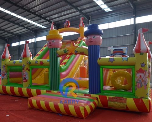 Nuevo diseño de Mini Purple Commercial Outdoor Pequeño monstruo del castillo de salto Slide Combo