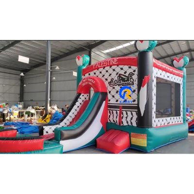 Carry Unicorn Castle Casa de Salto Alquiler Inflable Combo Seco con Piscina Removible