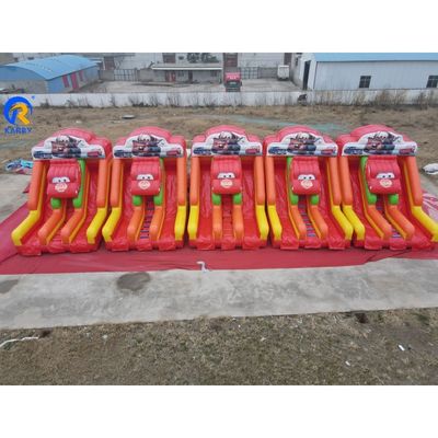 Autos de piscina de doble deslizamiento inflables para adultos para entretenimiento al aire libre