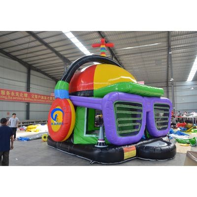 Casa de la Música Salpicador Inflable Disco Dome Salto Castillo Salpicador para Alquiler de Fiestas