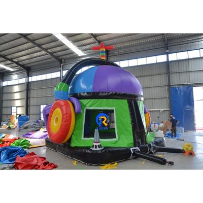 Casa de la Música Salpicador Inflable Disco Dome Salto Castillo Salpicador para Alquiler de Fiestas