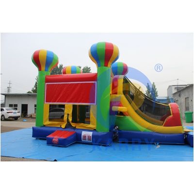 Combinación de toboganes de castillo inflable para la diversión de la fiesta Rango de edad 14 Años más Tarpaolin de PVC