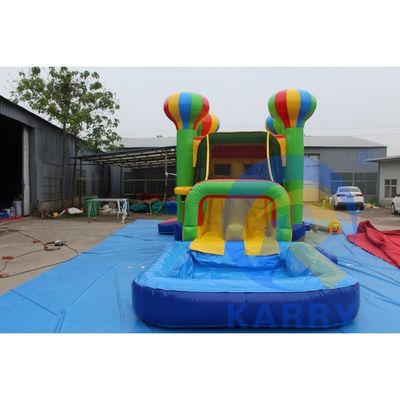 Combinación de toboganes de castillo inflable para la diversión de la fiesta Rango de edad 14 Años más Tarpaolin de PVC