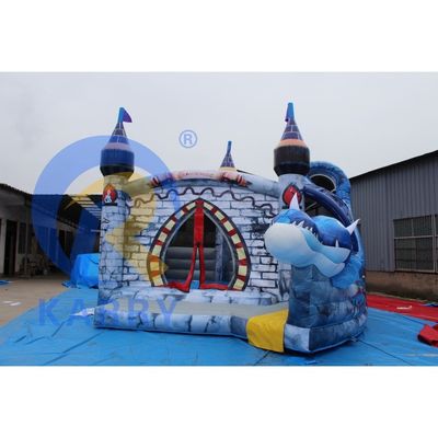 Kits de reparación de accesorios incluidos en Trend 3D Blue Dragon Castillo inflable con tobogán