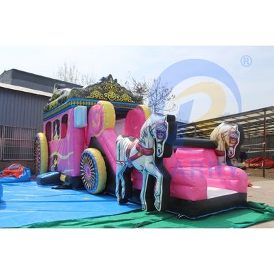 PORTABLE y duradero Inflable castillos de salto patio trasero Trampolines Salto de casa