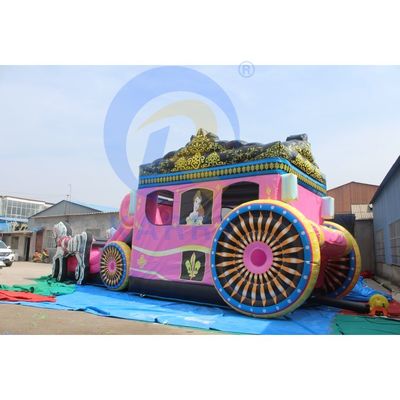 PORTABLE y duradero Inflable castillos de salto patio trasero Trampolines Salto de casa