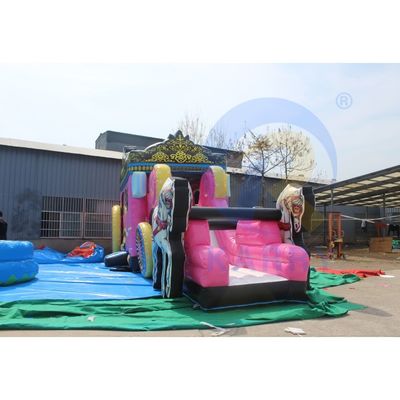 PORTABLE y duradero Inflable castillos de salto patio trasero Trampolines Salto de casa