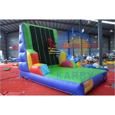 Pared de escalada adhesiva inflable de PVC para adultos para juegos deportivos interactivos