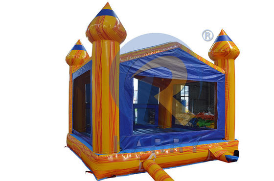 Casita de rebote infláble pequeño Castillo tobogán con soplador e inflables de rebote salto