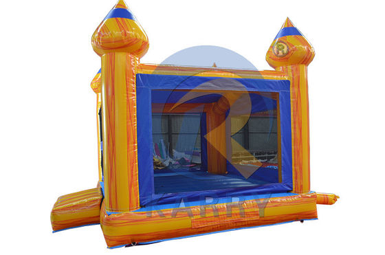 Casita de rebote infláble pequeño Castillo tobogán con soplador e inflables de rebote salto