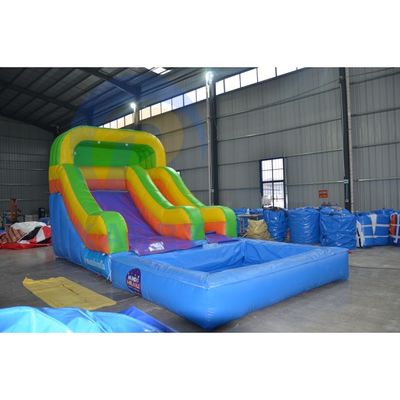 Gran tobogán de agua comercial de tamaño adulto con capacidad máxima de 100-500 kg