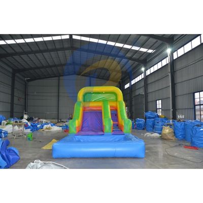 Gran tobogán de agua comercial de tamaño adulto con capacidad máxima de 100-500 kg