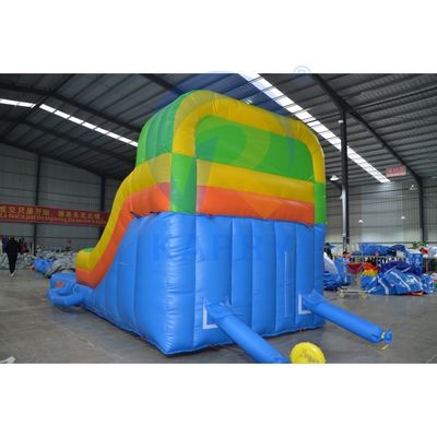 Gran tobogán de agua comercial de tamaño adulto con capacidad máxima de 100-500 kg