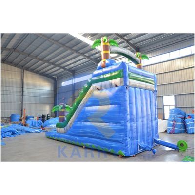 Tamaño personalizado tobogán de agua inflable comercial con piscina certificado CE/EN71/EN14960