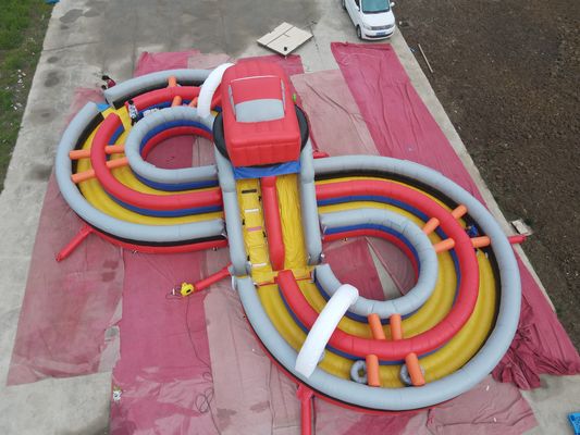 CE soplador y accesorios de reparación incluidos en el parque acuático inflable de verano personalizado
