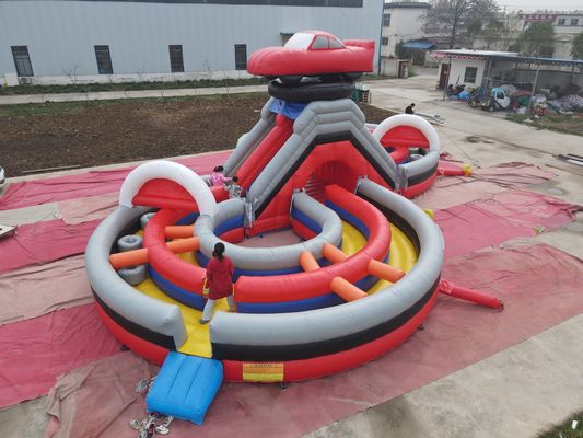 CE soplador y accesorios de reparación incluidos en el parque acuático inflable de verano personalizado