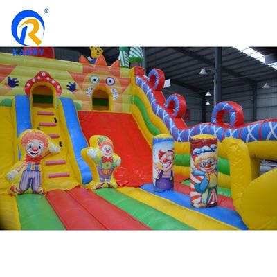 PORTABLE Comercial Inflable Salto en el aire Castillo de diseño Mario Parque de juegos
